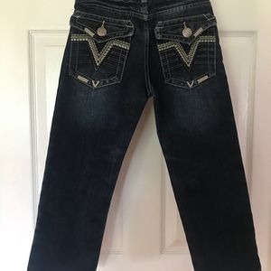 Trestles straight leg jeans, adjustable waist